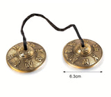 Tingshad ehk Tiibeti kellad- Om Mani Padme Hum (OMPMH) ~6,5cm ~180g