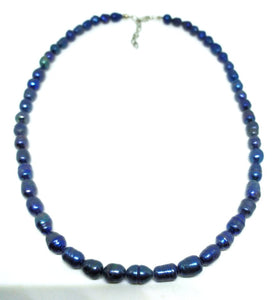 Pärl (sinine pärlmutter) - kee 40+5cm