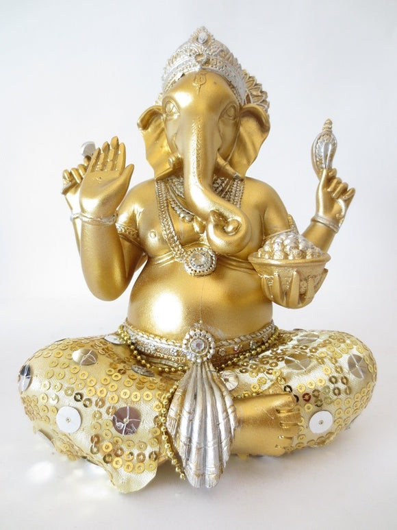 Kuldne Ganesha 20x15cm