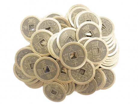 Hiina õnnemündid 2,5cm 4 tk kpl