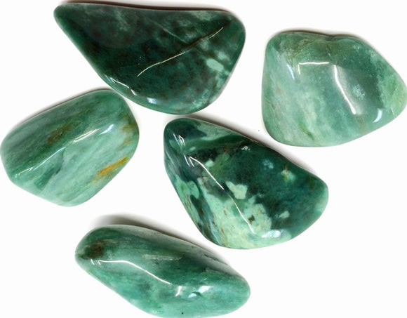 Roheline kvarts lihvitud kivi ±2cm